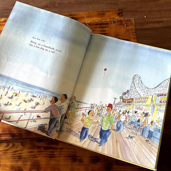 Vintage 1995 This Is The Way We Eat Our Lunch Hardcover Book - Picture 5 of 10